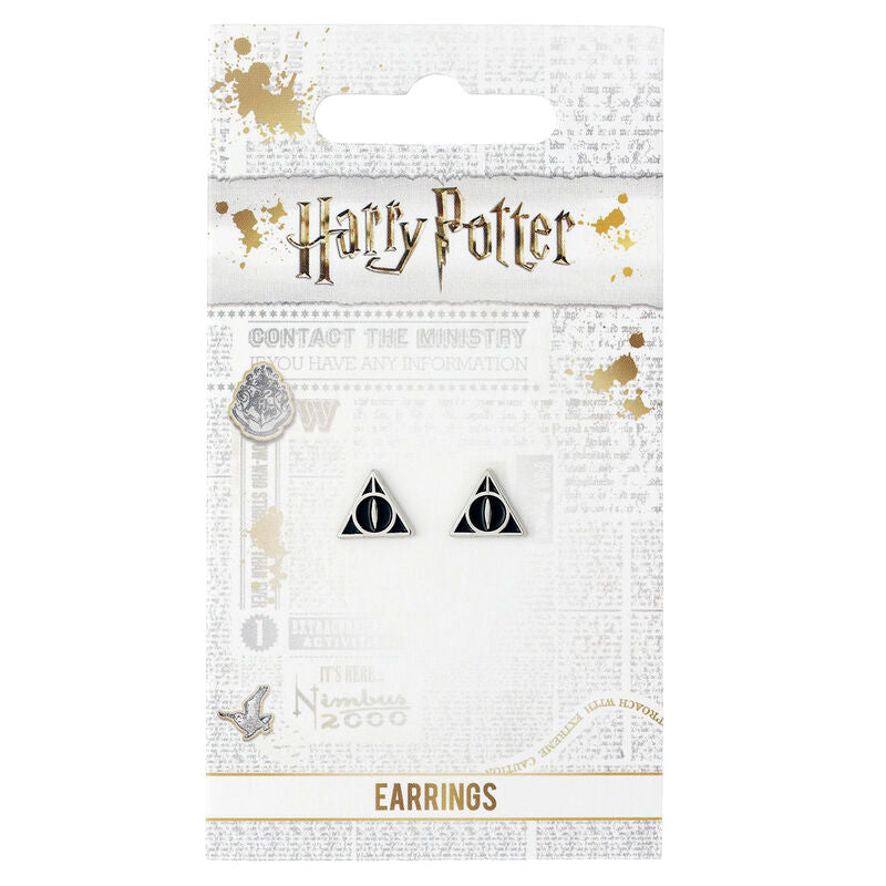 Pendientes Deathly Hallows Harry Potter Frikytopia
