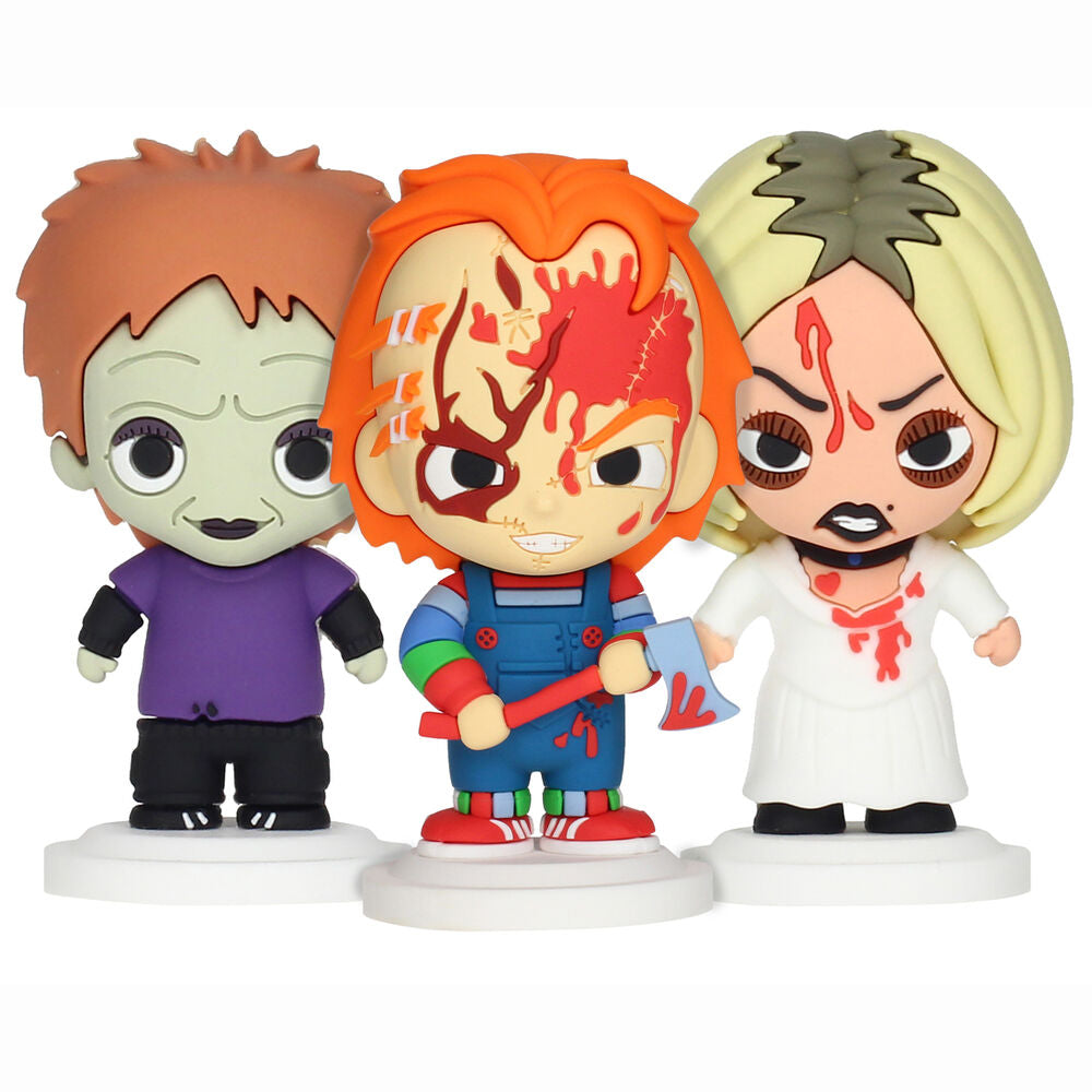 Set 3 Figuras Pokis Chucky 7 cm Frikytopia