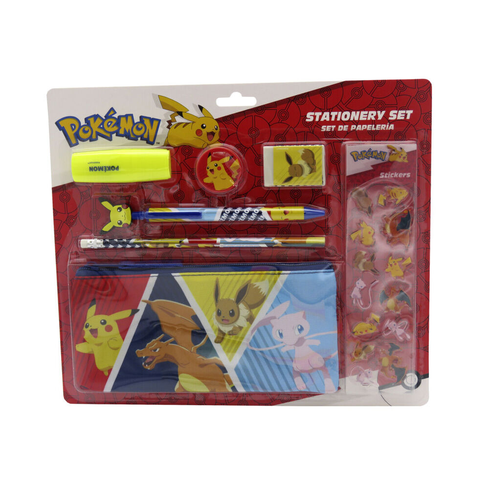 Blister papeleria Pokemon Frikytopia