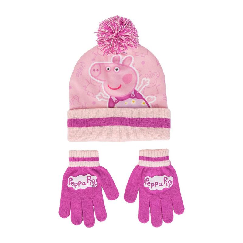 Set gorro y guantes Peppa Pig Frikytopia