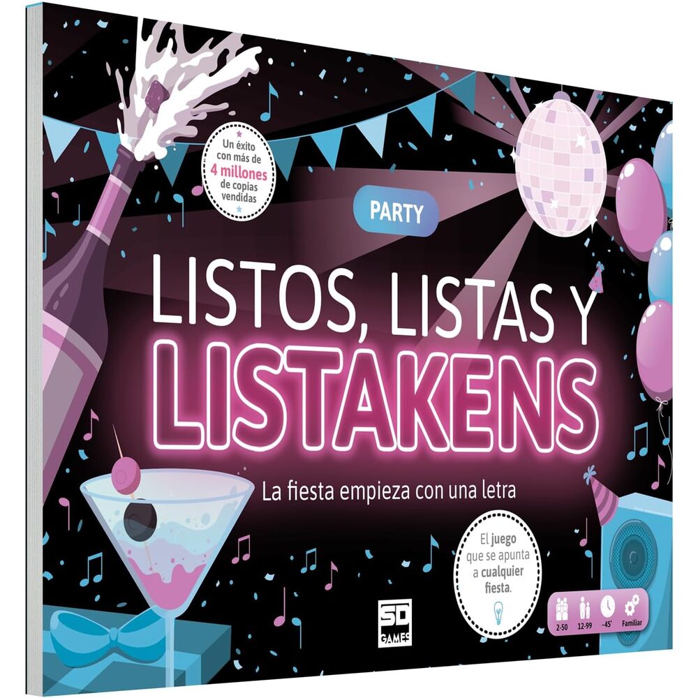 Juego mesa Listos Listas y Listakens Party español Frikytopia