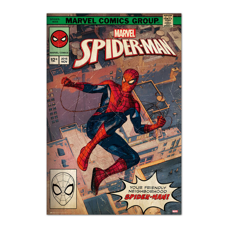 Poster Comic Spiderman Marvel Frikytopia