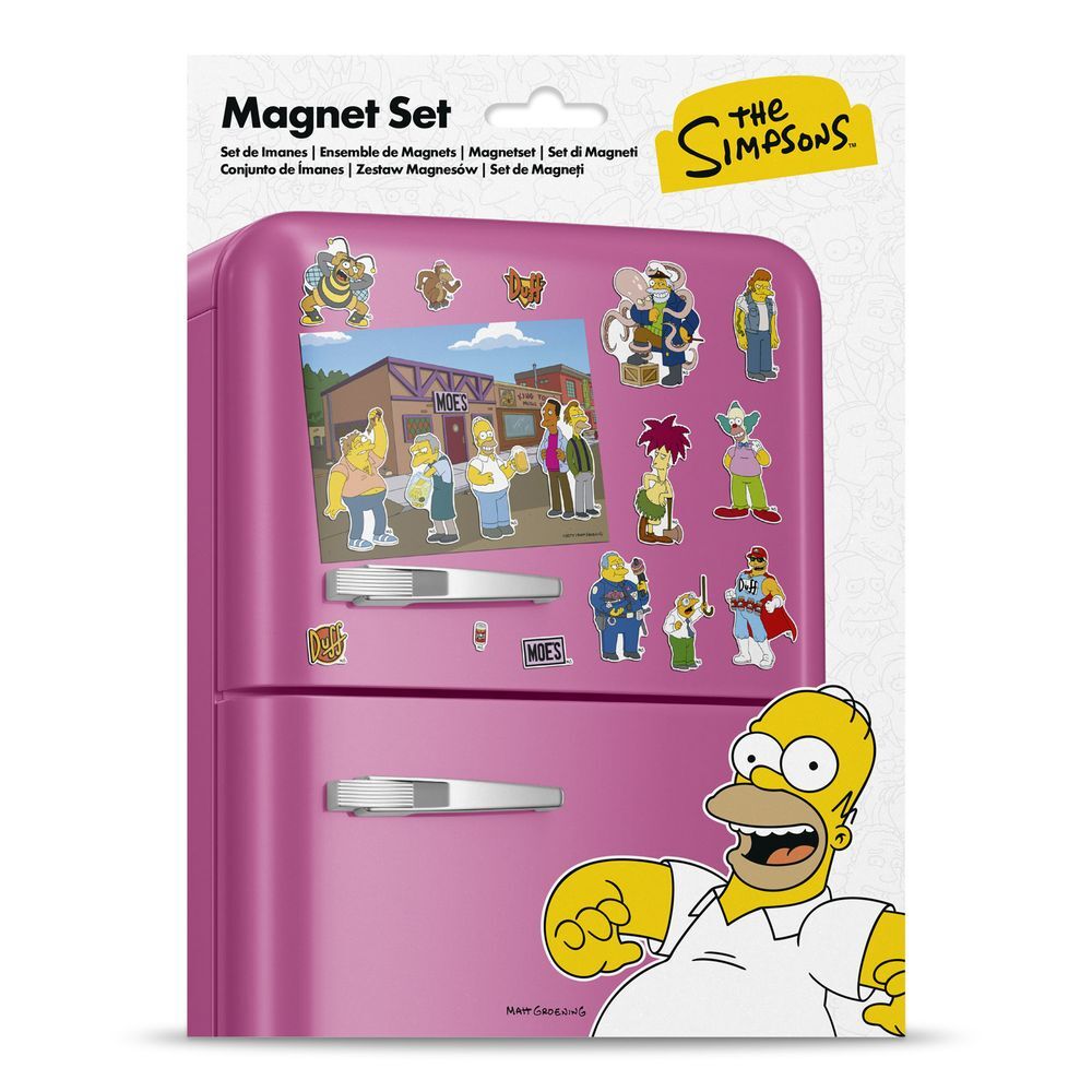 Set imanes troquelados Taberna Moe Los Simpsons Frikytopia