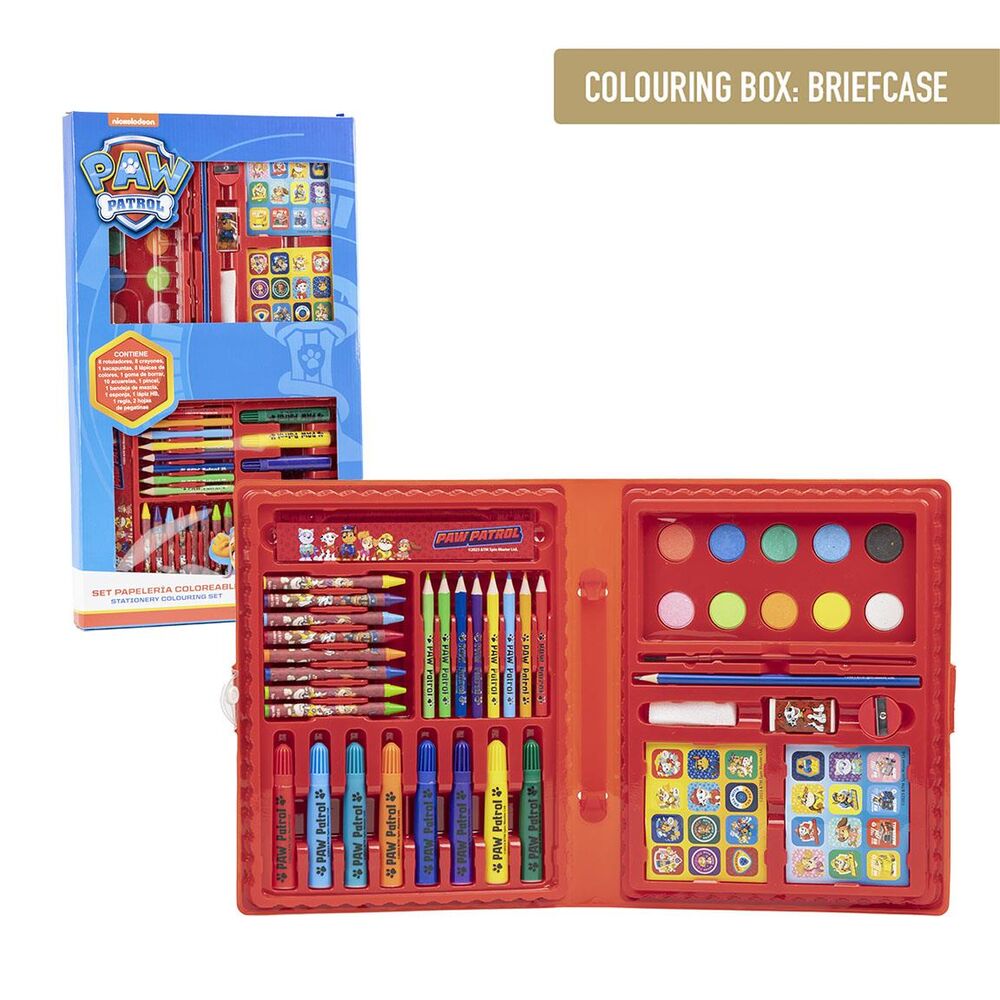 Set papeleria coloreable Patrulla Canina Paw Patrol Frikytopia