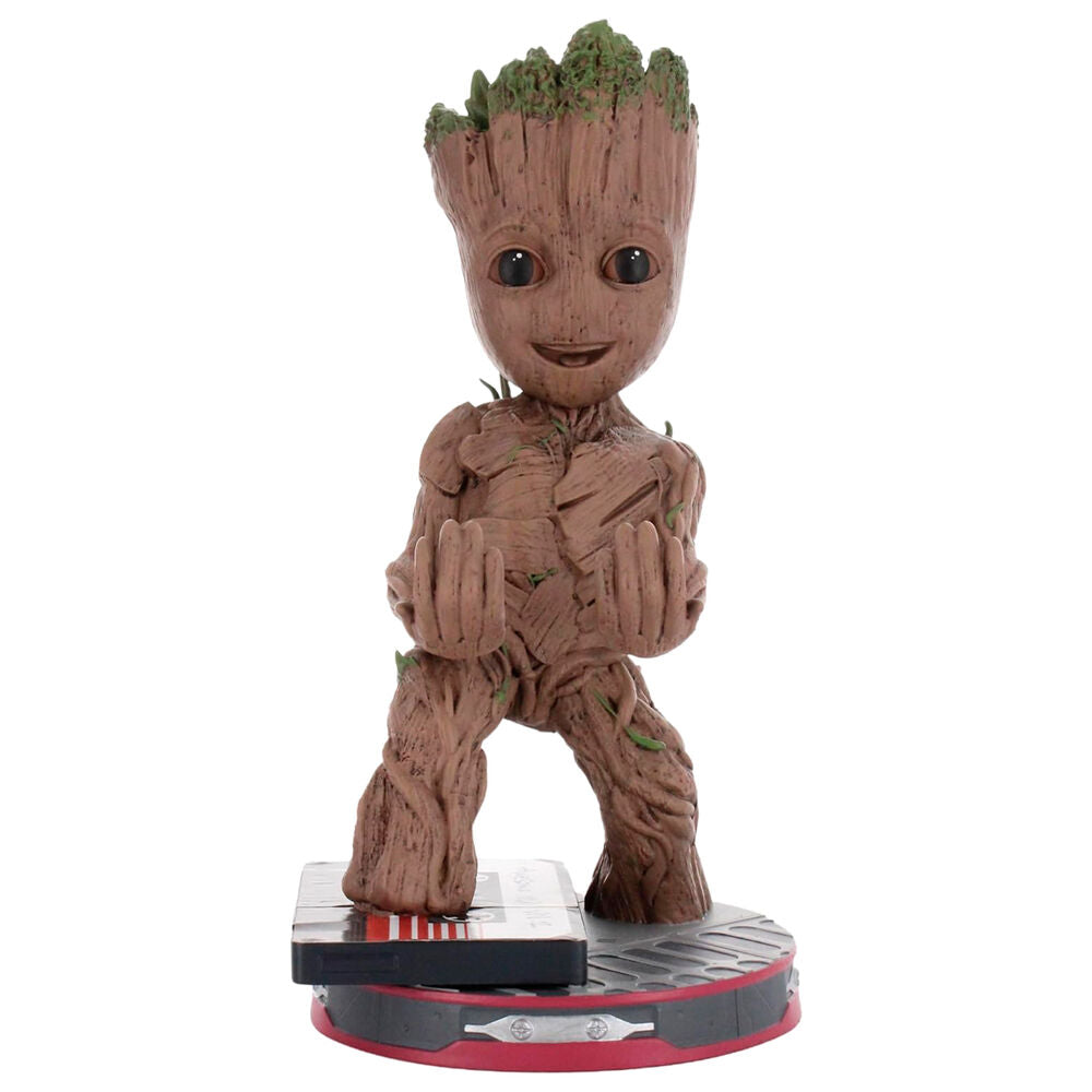 Cable Guy Soporte Sujecion Smiley Groot Guardianes de la Galaxia Marvel 20 cm Frikytopia