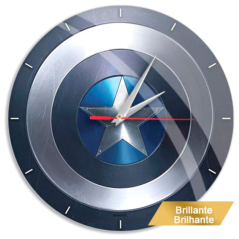 Reloj pared Capitan America Marvel Frikytopia
