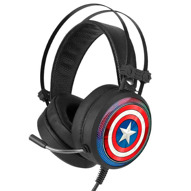 Auriculares gaming Capitan America Marvel Frikytopia