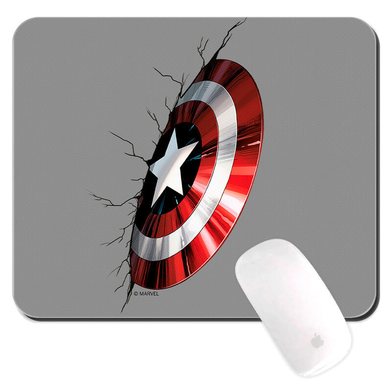 Alfombrilla raton Capitan America Marvel Frikytopia