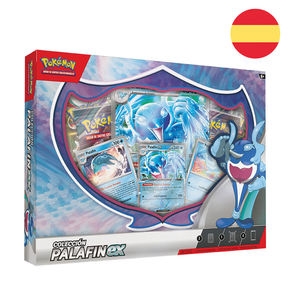 Blister cartas Pokemon PalafinEX Español Frikytopia