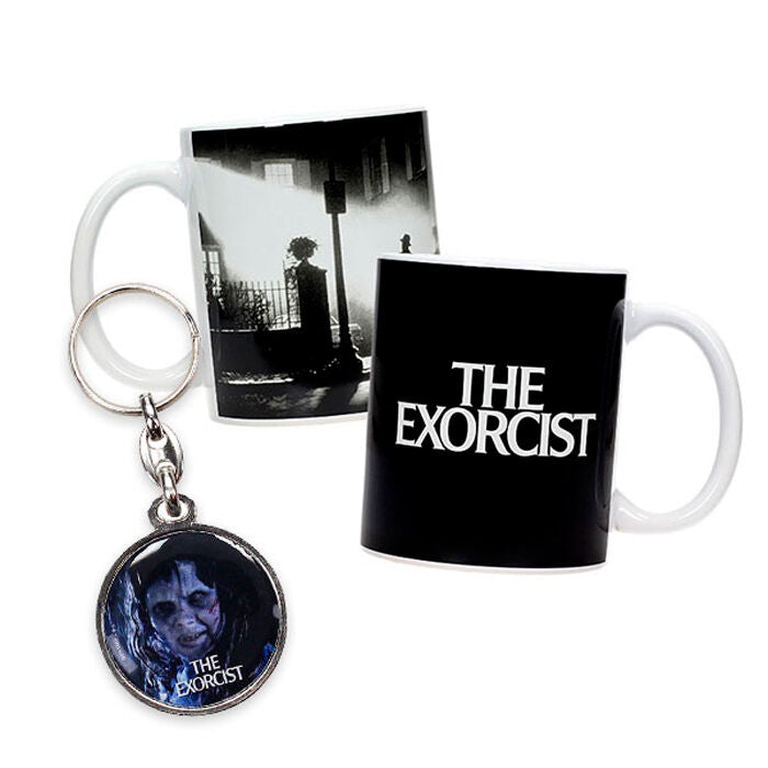 Taza + Llavero metalico El Exorcista Frikytopia
