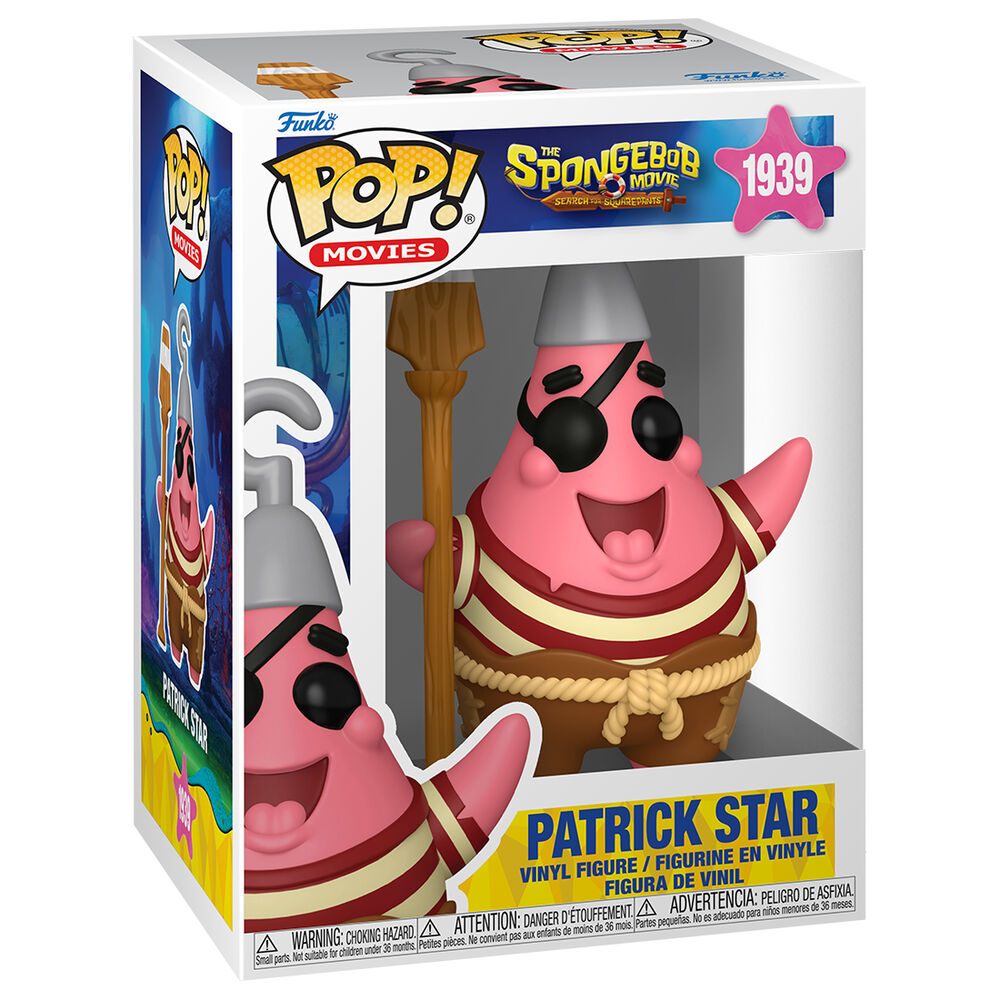 Figura POP Bob Esponja Una Nueva Aventura Pirata Patrick Star Frikytopia