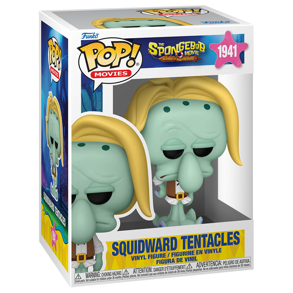 Figura POP Bob Esponja Una Nueva Aventura Pirata Squidward Tentacles Frikytopia