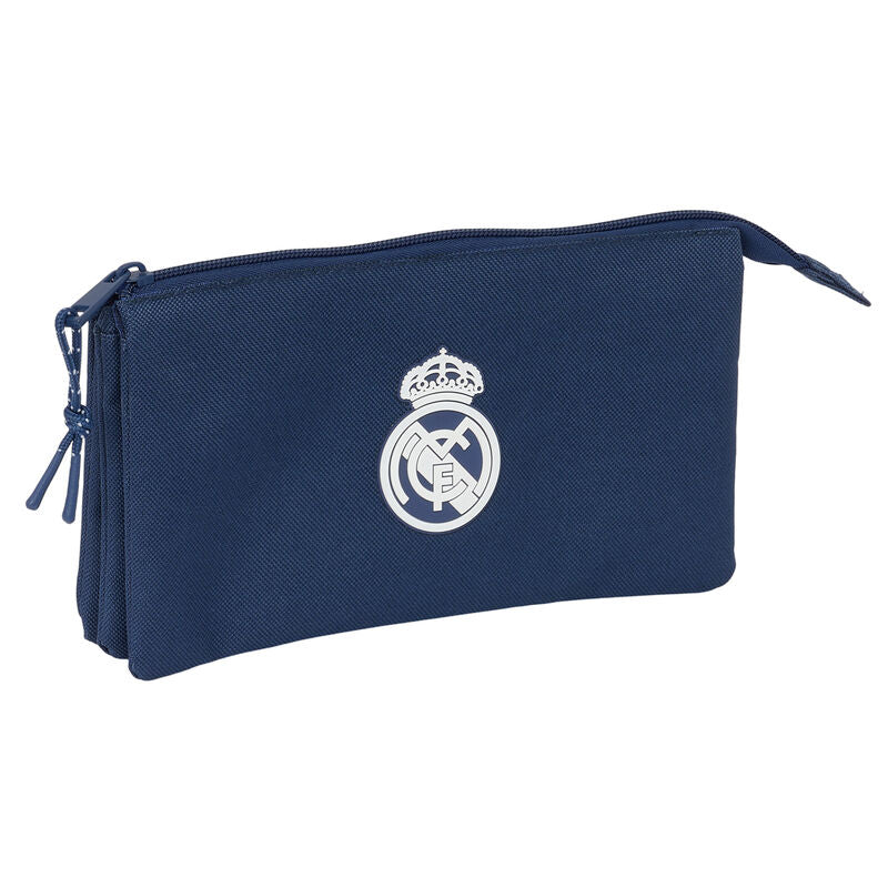 Portatodo azul marino Real Madrid triple Frikytopia