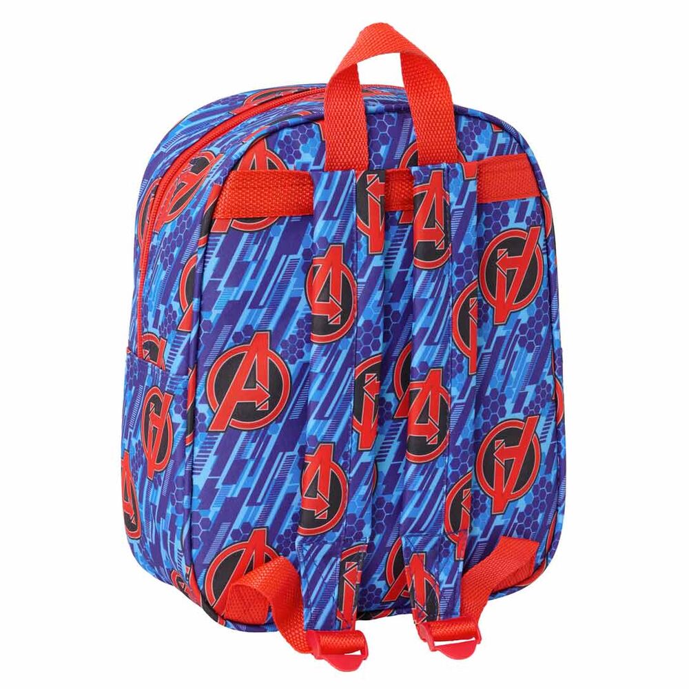 Mochila 3D los Vengadores Avengers Marvel 27 cm