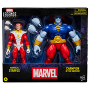 Blister 2 Figuras Starfox & Champion Of The Universe Marvel Legends Series 15 cm