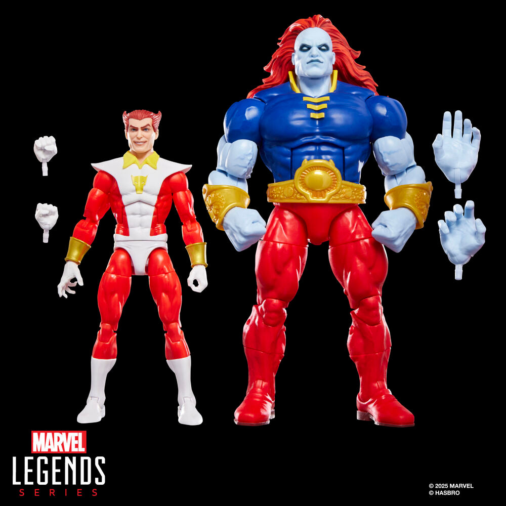 Blister 2 Figuras Starfox & Champion Of The Universe Marvel Legends Series 15 cm