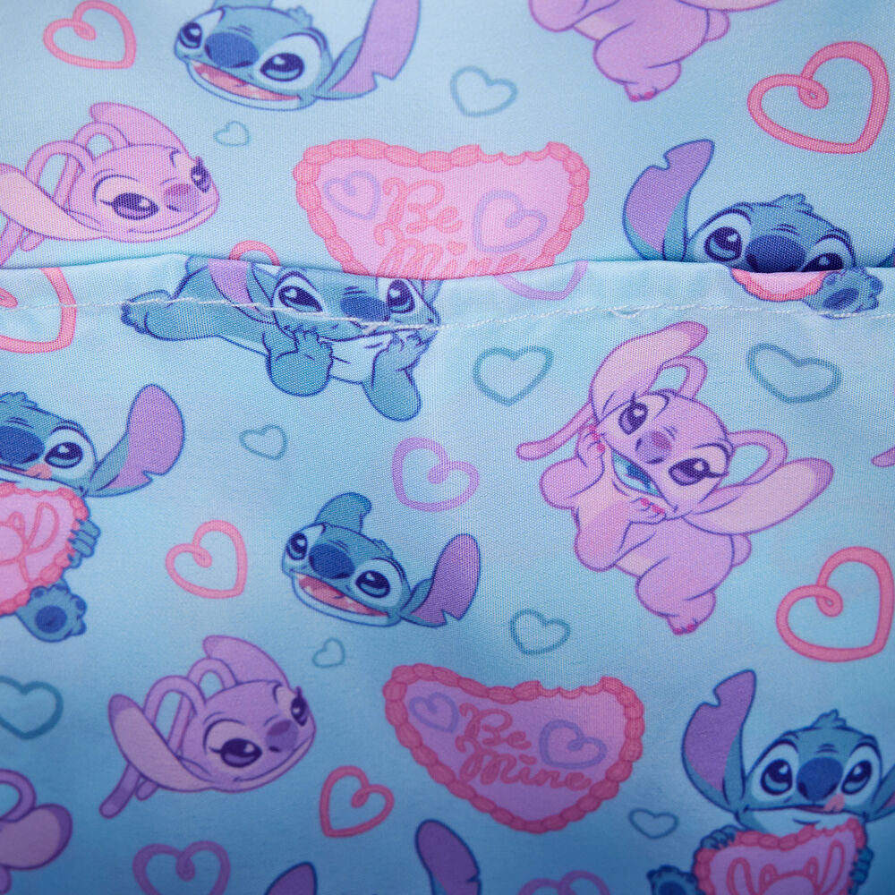 Mochila Be Mine Angel & Stitch Disney Loungefly