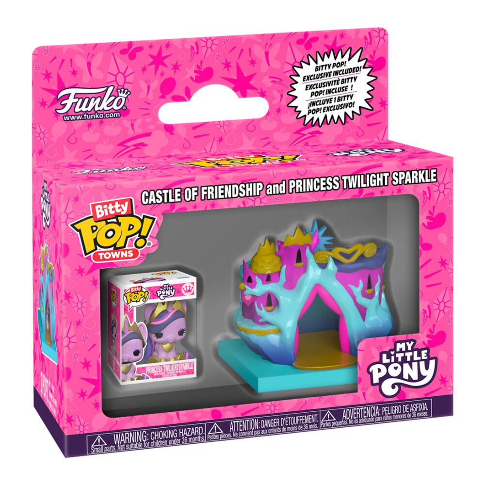 Figura Bitty POP Town My Little Pony Castle of Friendship and Princess Twilight Sparkle Frikytopia