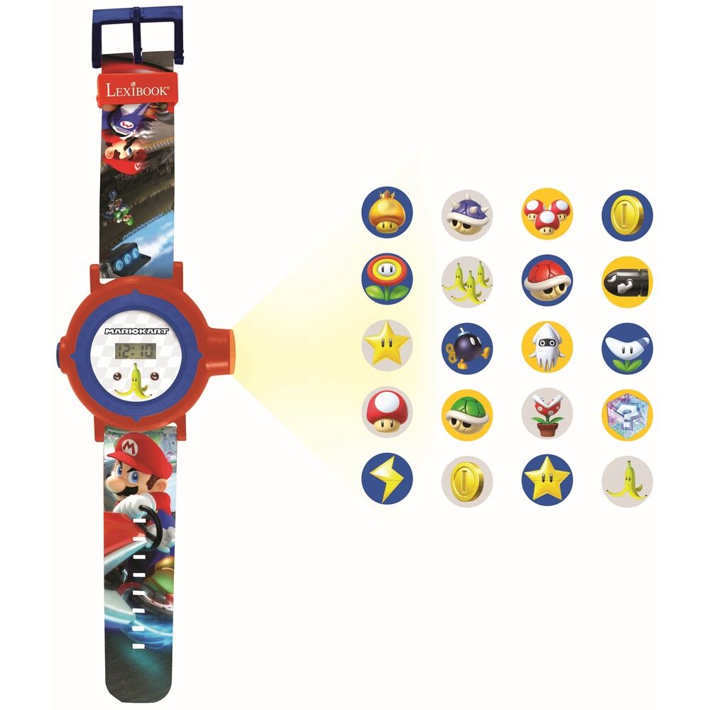 Reloj proyector digital Super Mario Bros Frikytopia