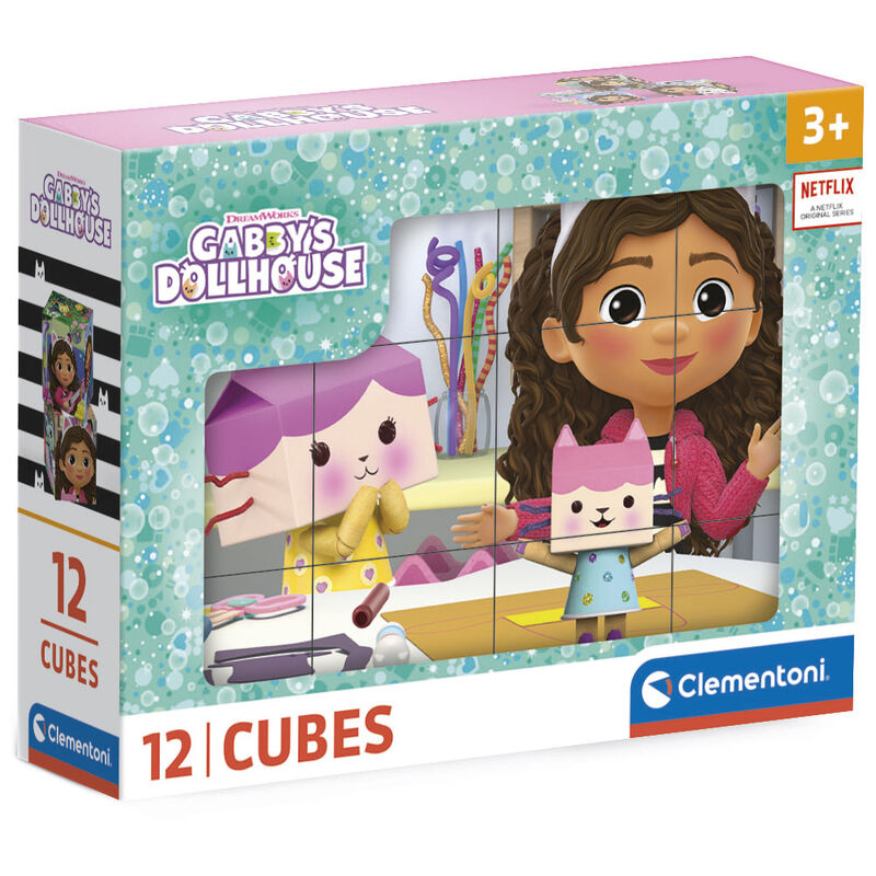 Puzzle cubo La Casa de Muñecas de Gabby 12pzs Frikytopia