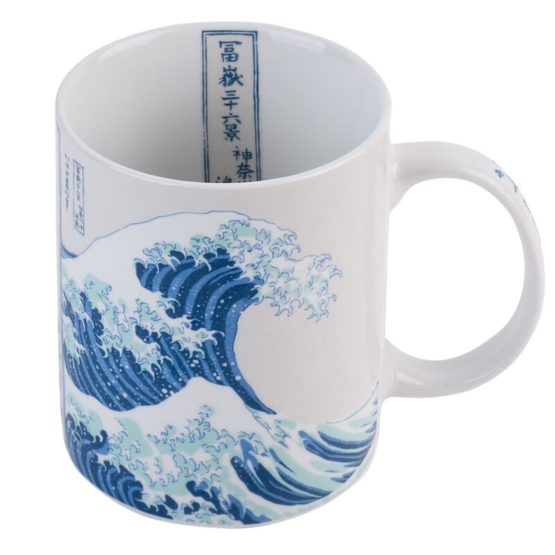 Taza La Gran Ola de Kanagawa Hokusai 350ml Frikytopia
