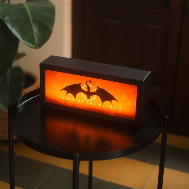 Lampara Efecto en Llamas la Casa del Dragon