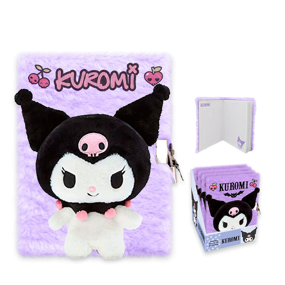 Cuaderno 3D A5 Kuromi Hello Kitty Frikytopia