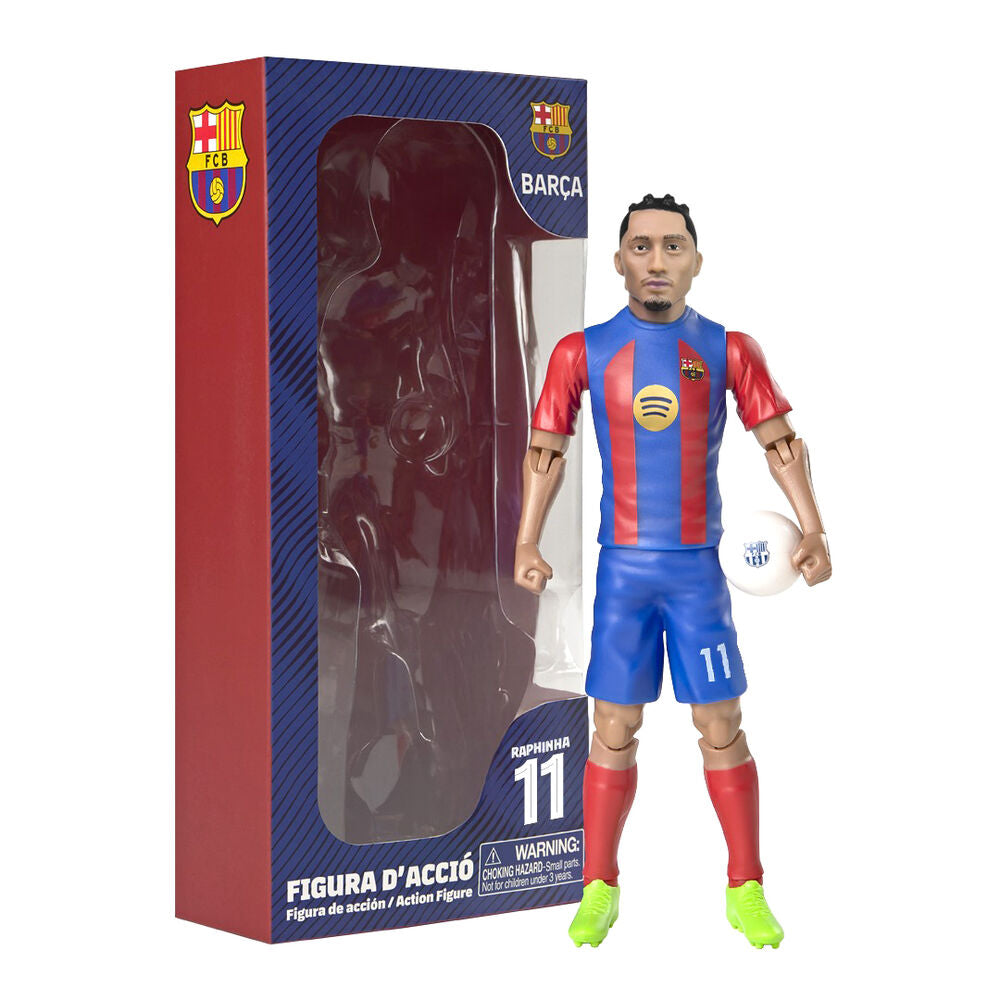 Figura Action Raphinha FC Barcelona 20 cm Frikytopia