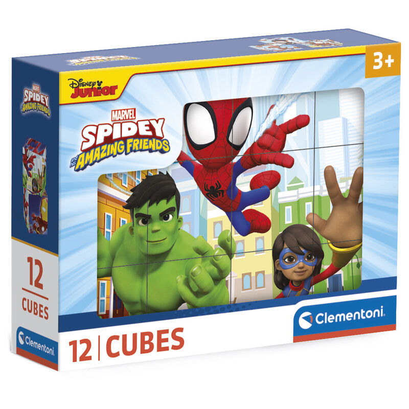 Puzzle cubo Spidey Marvel 12pzs Frikytopia