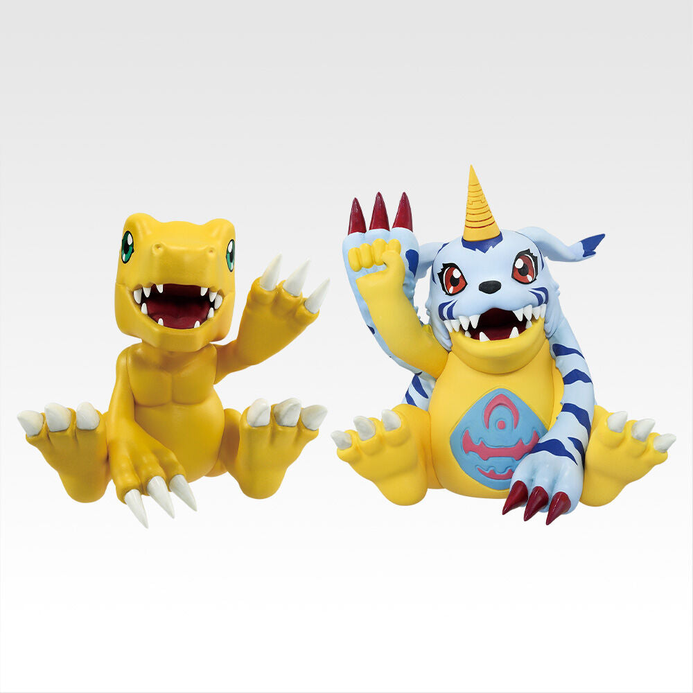 Figura Ichibansho Agumon & Gabumon Clash Of Light And Darkness Digimon Adventure 7 cm Frikytopia
