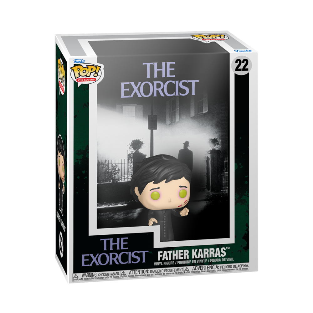 Funko pop vhs cover the exorcist damien karras Frikytopia