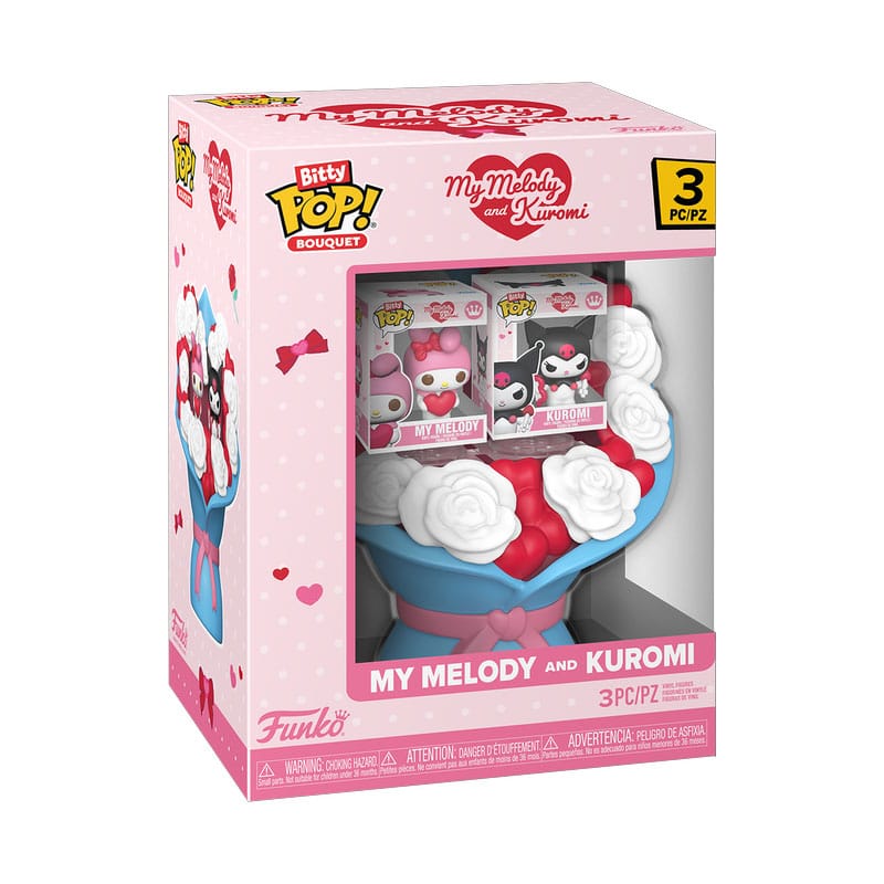 Bitty pop bouquet sanrio valentines my melody & kuromi Frikytopia