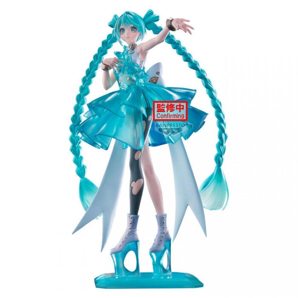 Figura Banpresto Hatsune Miku Banpresto Evolve Clearluxe - Emeraldgem 28 cm Frikytopia