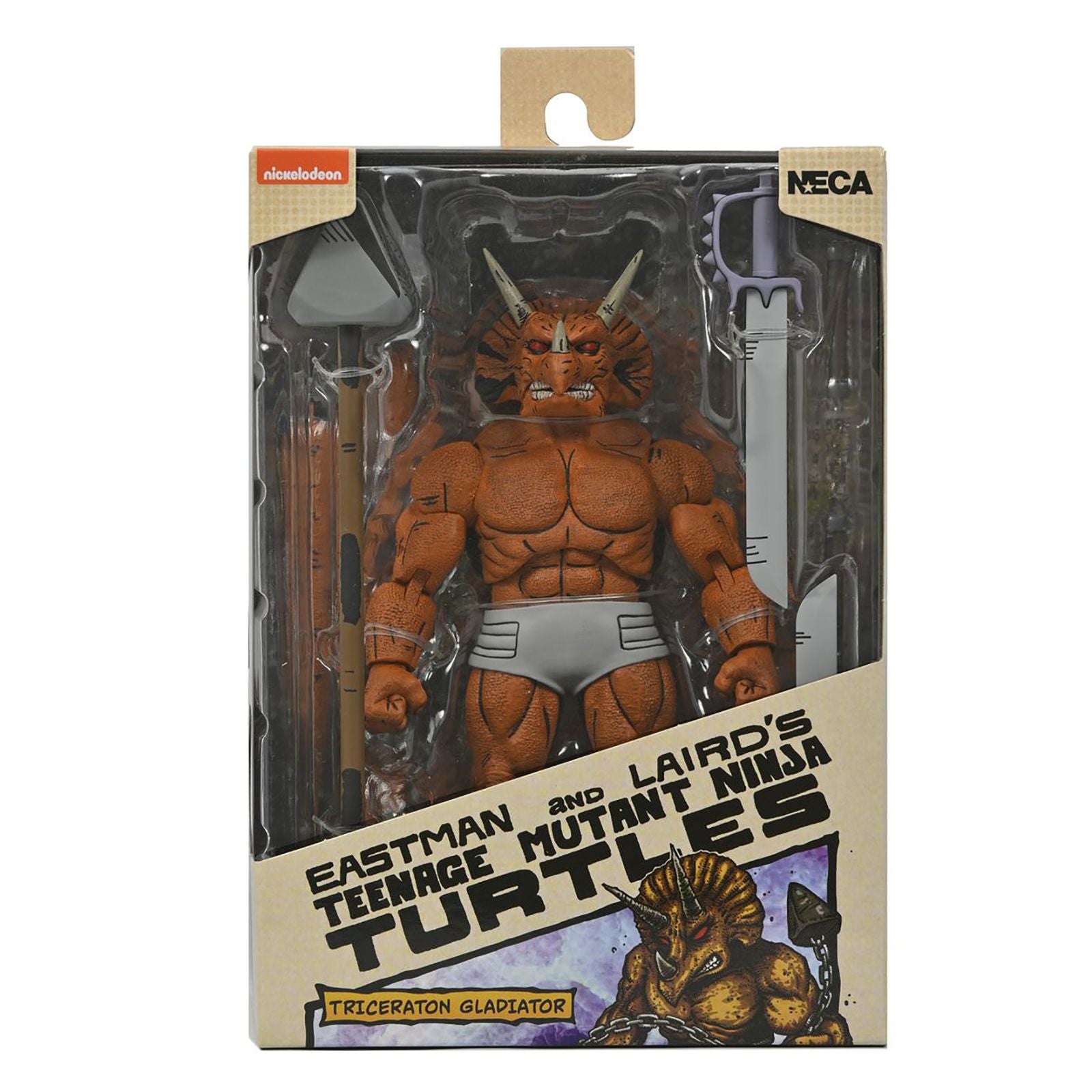 Figura Neca Teenage Mutant Ninja Turtles Mirage Comics Triceraton Gladiator Scale Action 18 cm Frikytopia