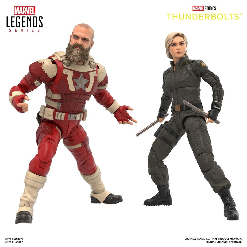 Figura Hasbro Marvel Studios Thunderbolts Marvel Legends Series Yelena Belova & Red Guardian 15 cm Frikytopia