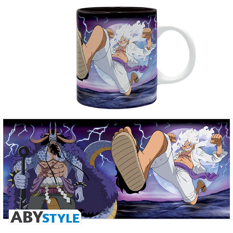 Taza one piece luffy vs kaidou 320 ml Frikytopia