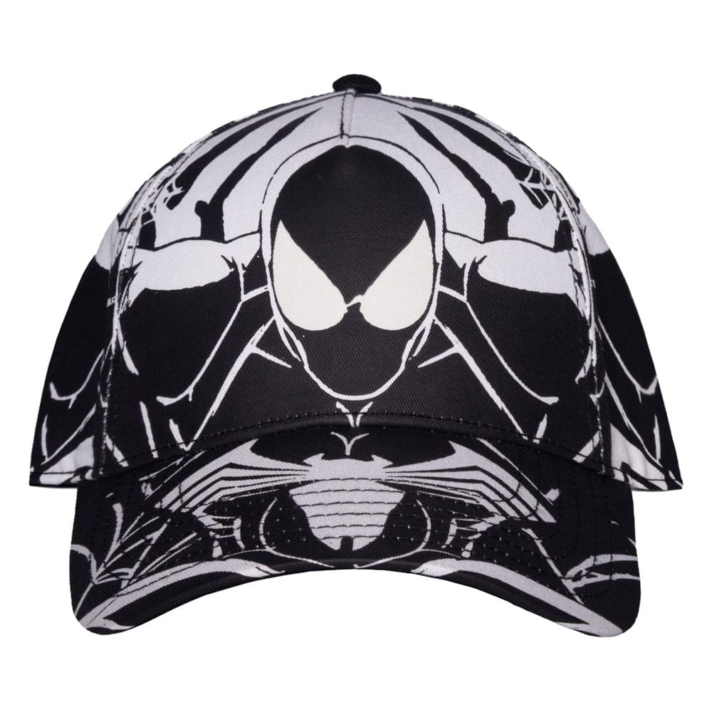 Spider-Man Gorra Béisbol Black & White All-over-Print Frikytopia