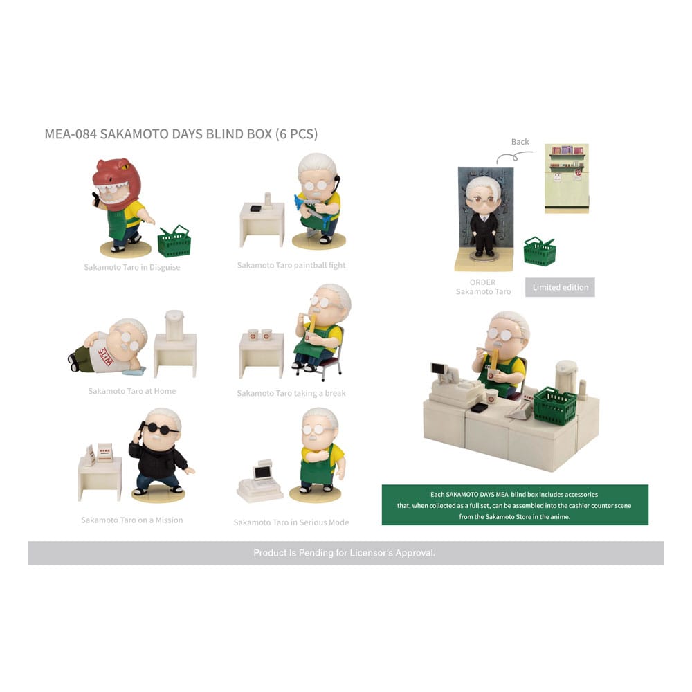 Sakamoto Nichijou Store Series Figuras Sakamoto Taro Blind Box (6)