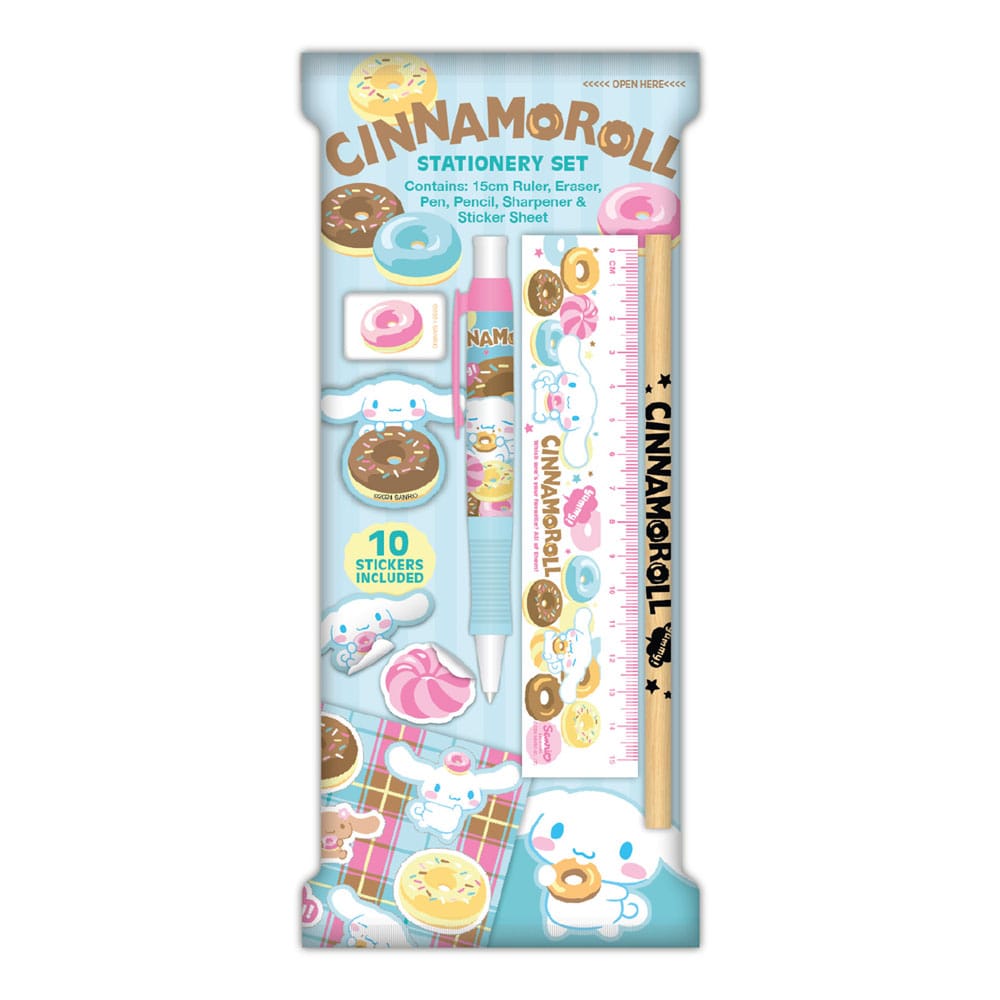 Sanrio pack de 6 Set de Escritura Cinnamoroll Frikytopia