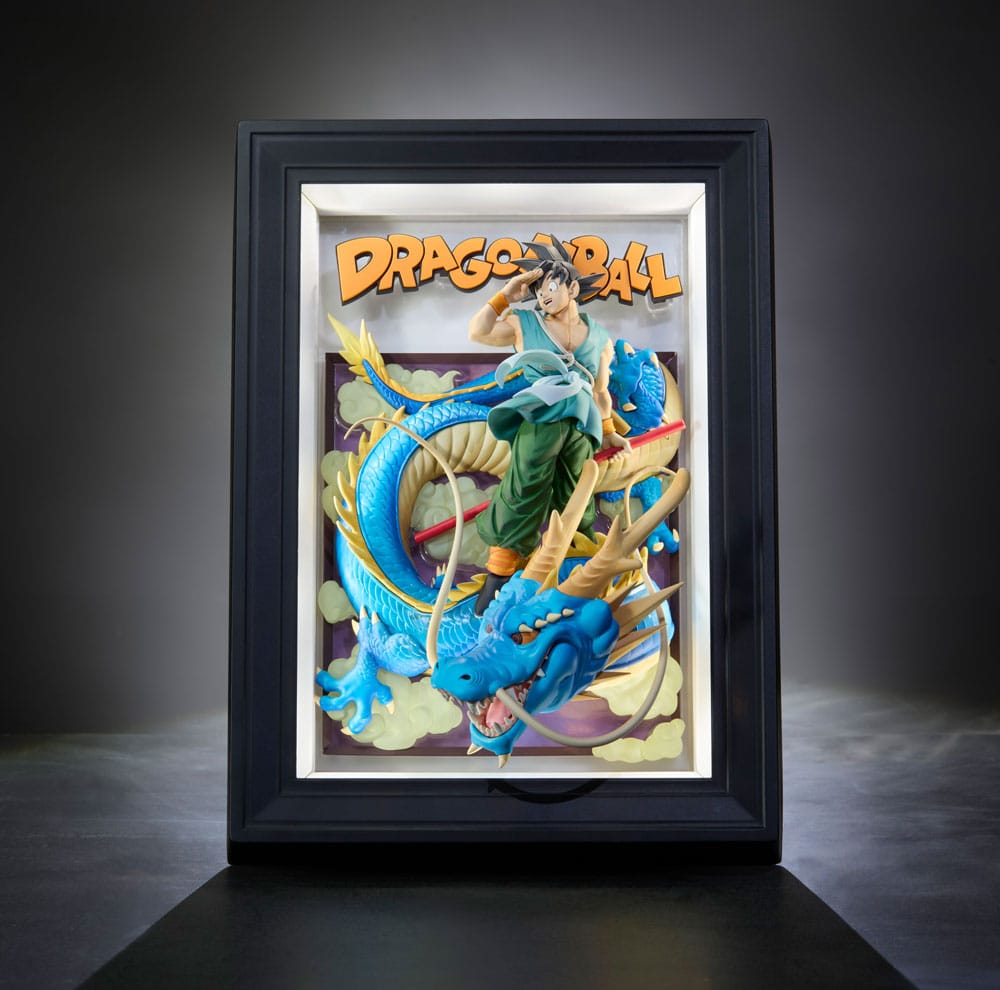 Tamashii Art 3D Relief Dragon Ball Z Son Goku y Dragón 27 cm