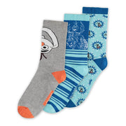 Frozen: el Reino del Hielo Pack de 3 Pares de Calcetines Olaf 43-46