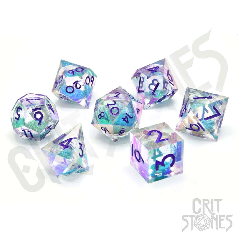 CritStones Liquid Core Pack de Dados Fantasia Fluid Electroplated (7) Frikytopia