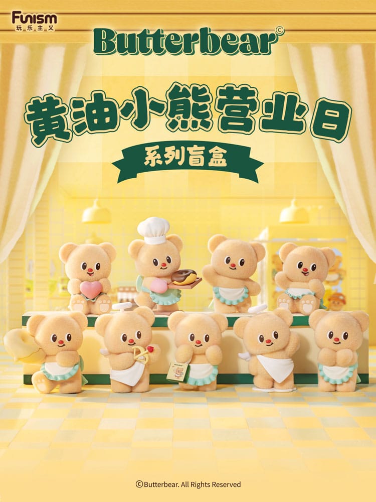 Butterbear Minifiguras Operating Day Series 9 cm Expositor (8)