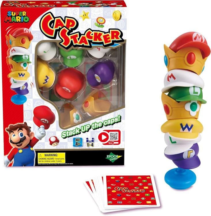 Super Mario juego Cap Stacker Frikytopia