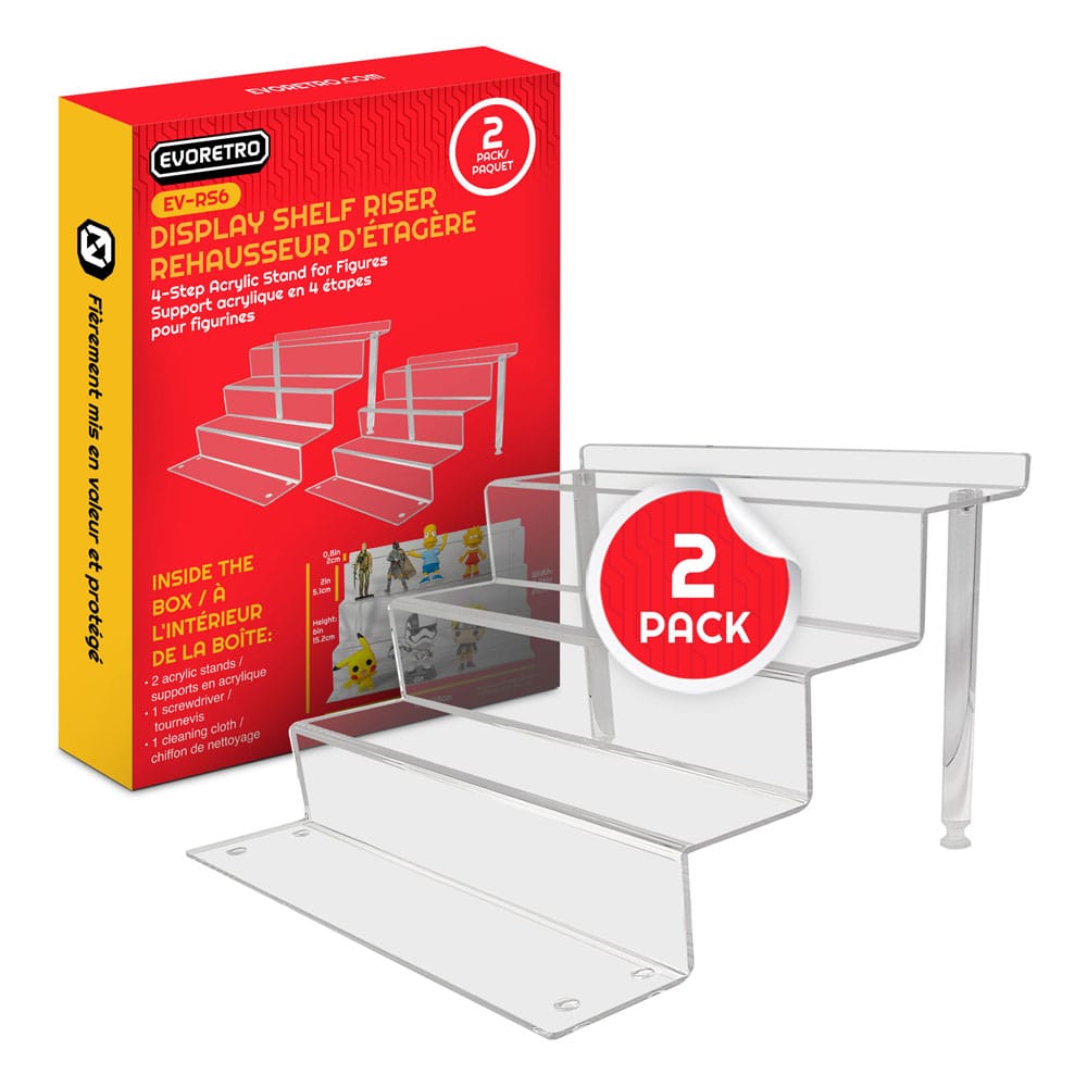 Evoretro Pack de 2 Estante acrílico RS6 Frikytopia