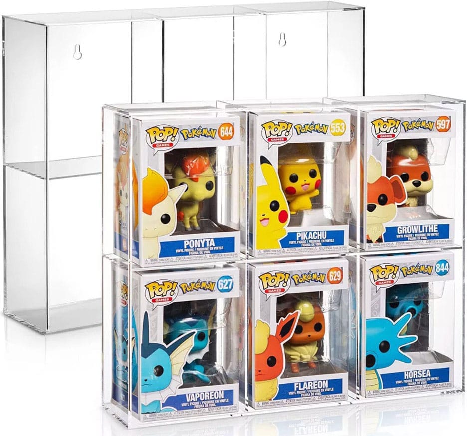 Evoretro Display Acrílico para 6 Funko Pops Frikytopia