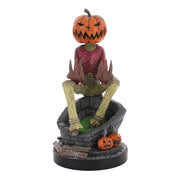 The Nightmare Before Christmas Soporte para Mando y Teléfono Jack Pumpkin Cable Guys 21 cm