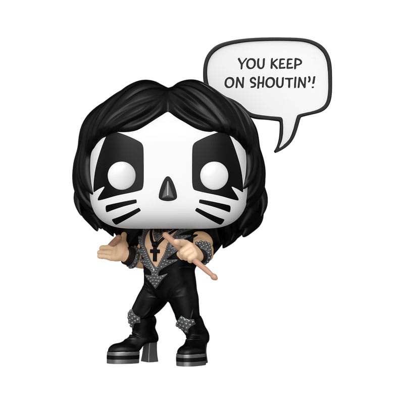 KISS POP! Sayings Vinyl Figura The Catman(R&R All Night) 9 cm Frikytopia