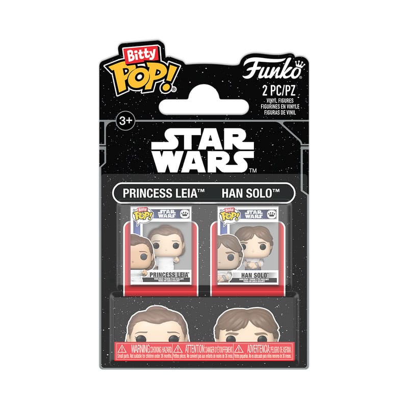 Funko Pop!: Episodio V - El Imperio contraataca Pack de 2 Figuras Bitty Vinyl L&H 2, — STAR WARS Frikytopia