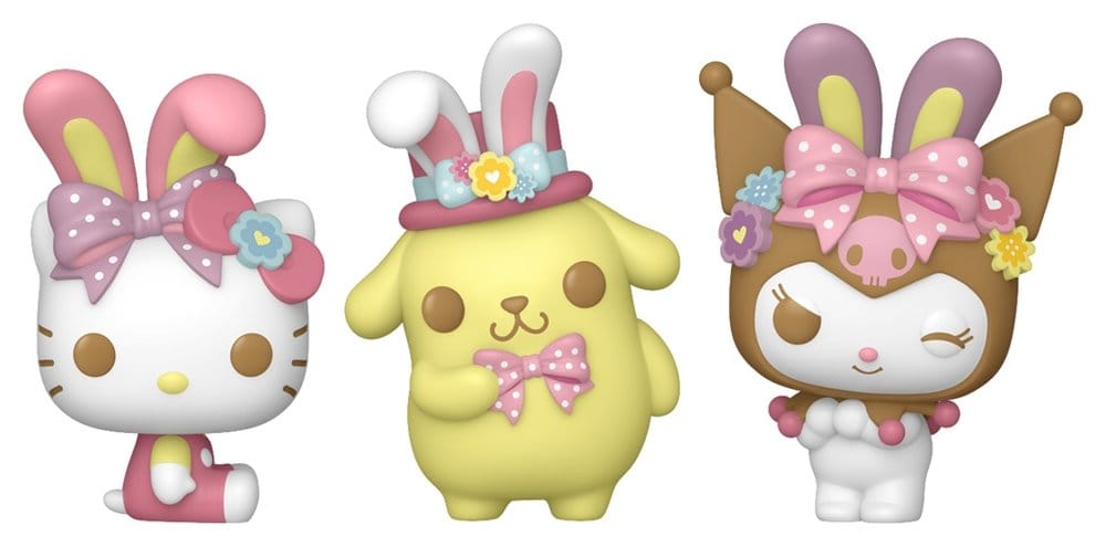 Hello Kitty Figura Pocket POP! Vinyl Easter Egg 3-Pack HK 4 cm